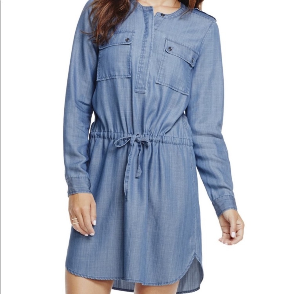 Two by Vince Camuto Long Sleeve Shirt Dress